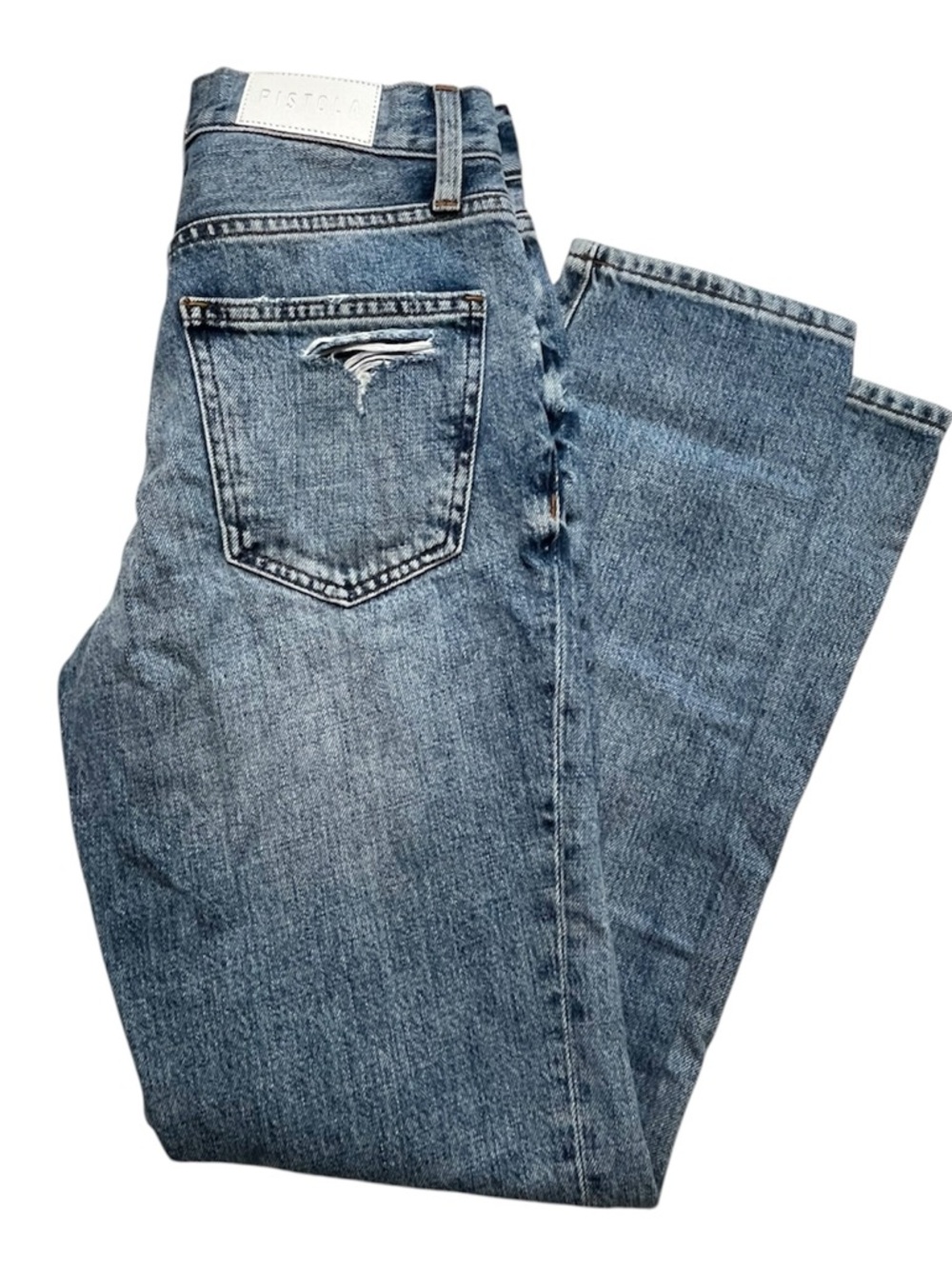 Pistola Light Blue Straight Leg Jeans size 24